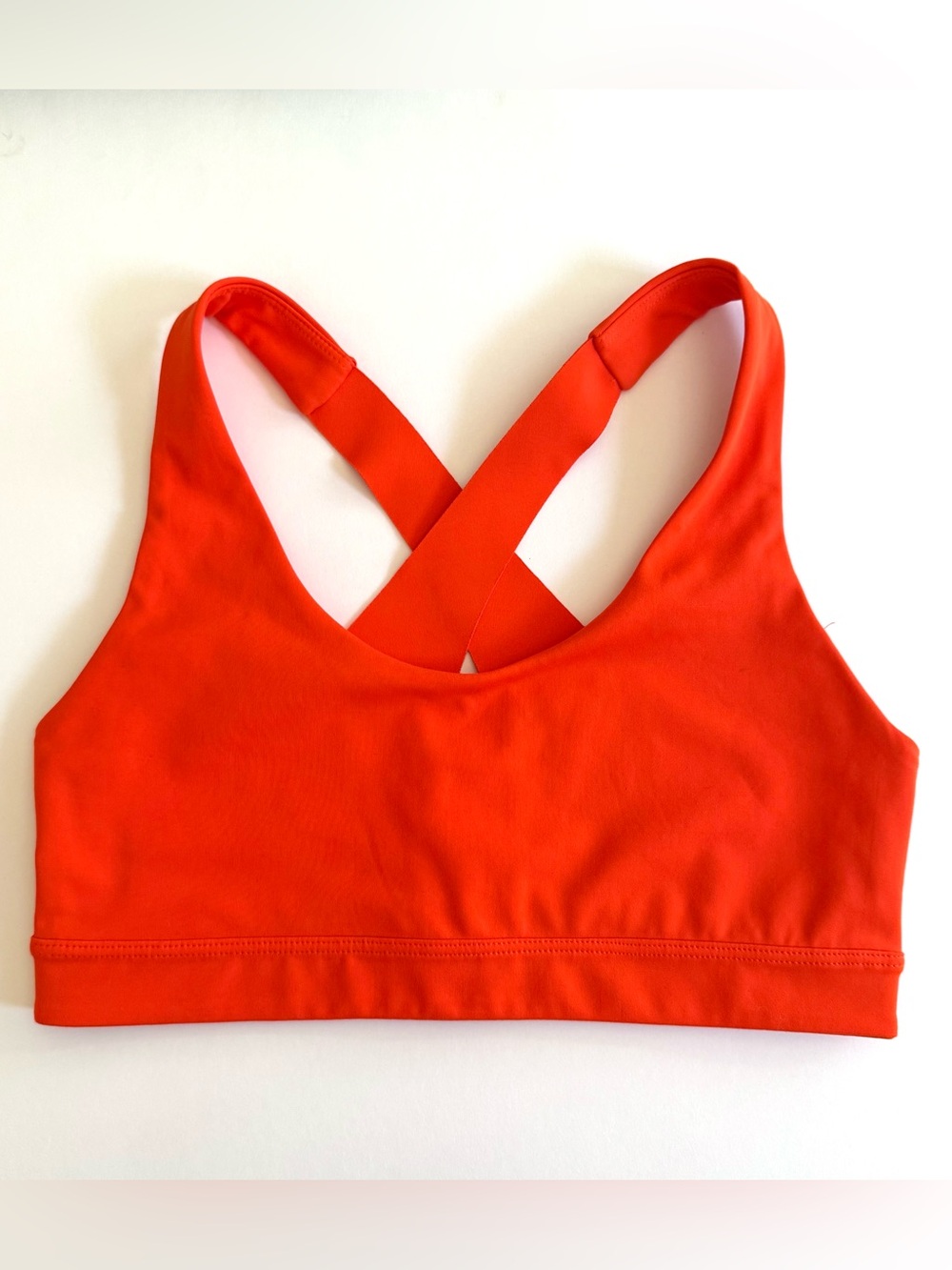 Orange CrossBack Med Impact Sports Bra -s